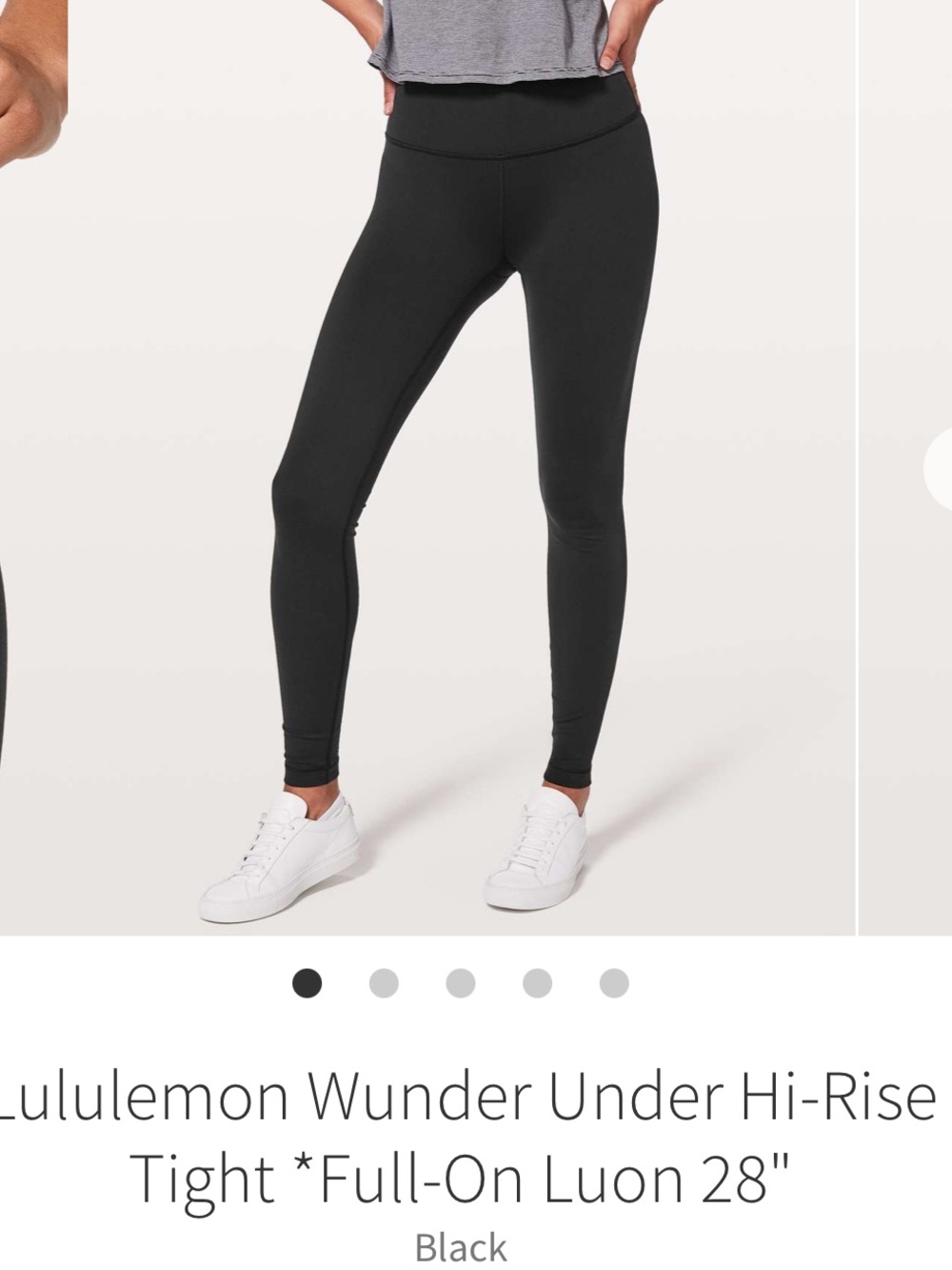 Lululemon wunder under high rise tight